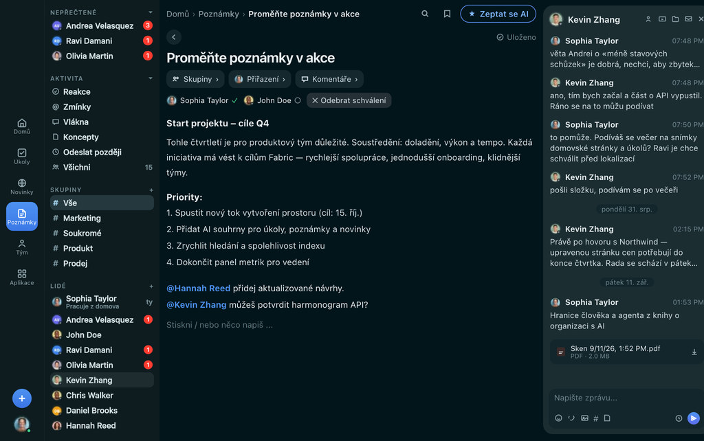 FabricLoop Poznámky