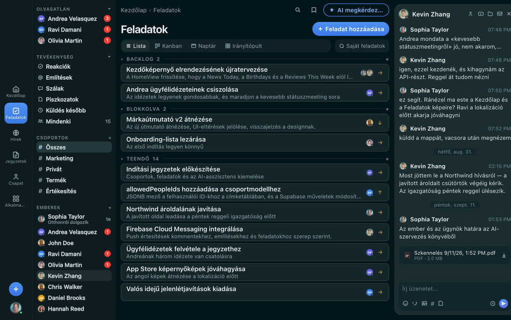 FabricLoop Feladatok