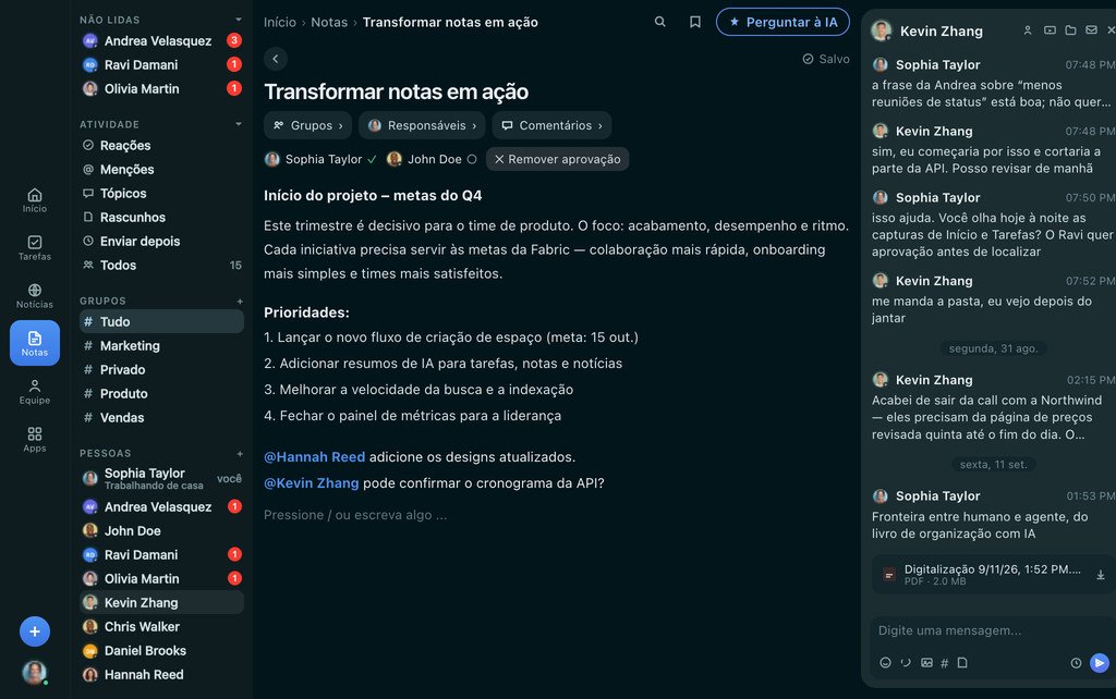FabricLoop Notas