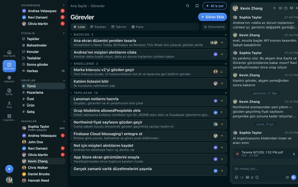 FabricLoop Görevler